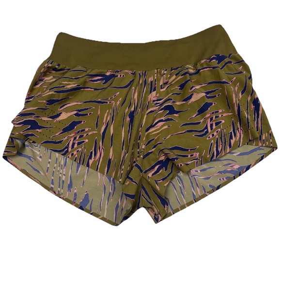 Joy Lab Pants - Joy Lab Green And Purple Print Shorts‎ Women's Size Medium
